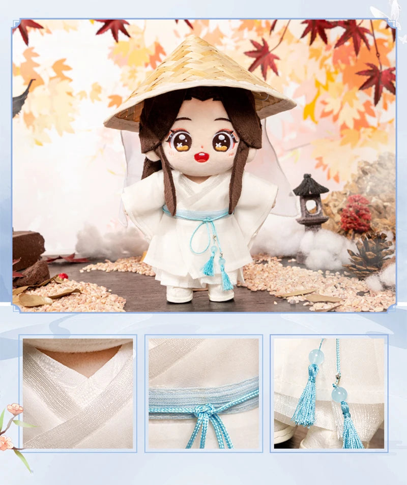 Anime Tian Guan Ci Fu Xie Lian Plush Doll TGCF Stuffed Toy Plushies Heaven Official’s Blessing Change Suit Dress Up Toy 20cm SS69