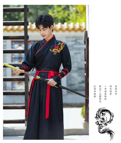Japanese Vintage Kimono Samurai Cosplay Clothing Woman Man Chiinese Hanfu Crane Embroidery Cardigan Yukata Full Sleeve Retro