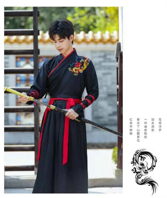 Japanese Vintage Kimono Samurai Cosplay Clothing Woman Man Chiinese Hanfu Crane Embroidery Cardigan Yukata Full Sleeve Retro