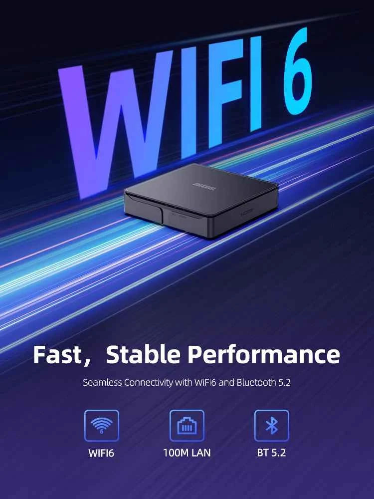 MECOOL MEon1 Netflix Certified TV Box S905X5M Android 14 Google TV 2GB 32GB 1000M WiFi6 Dolby Vision Atmos 4K AV1 Smart TV Box