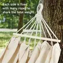 Hammock Chair Swing Camping Hammock Thickened Durable Fabric Canvas Single Hammocks Travel Swing Hanging Bed Outdoor Hammock