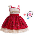 Disney Moana Costume Dress for Girls - Satin Mesh Ocean Adventure