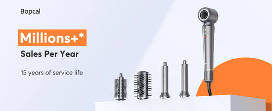 5-in-1 Hair Dryer Airstyler Ion Multistyler Hot Air Brush, 110,000 rpm with 32 mm Automatic Curling Iron, Straightener SS69