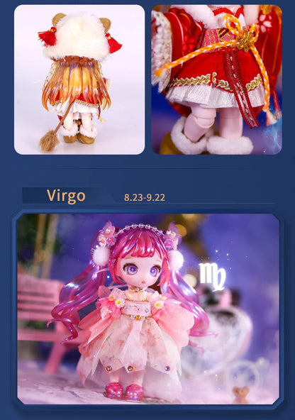 ICY DBS Dream Fairy Maytree OB11 doll 13 ball joint body constellation series Collectible Cute Animal 13cm SD gift BJD SS69