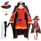 Megumin Anime Cosplay Costume Dress with Wig for Women