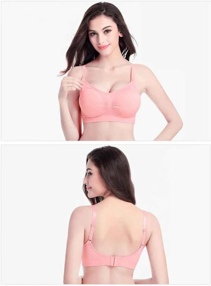 1/3pcs Breastfeeding Bras Maternity Nursing Bra for Feeding Nursing Underwear Clothes for Pregnant Women Wirefree Breathable Bra