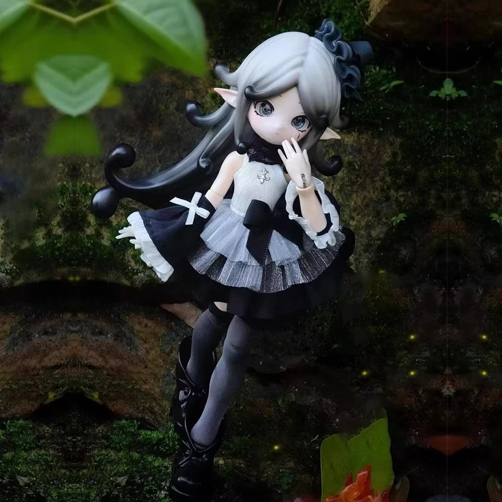 Authentic in Stock Mushroom Fungus 1/12 BJD Blind Box Movable Joint Doll Anime Figure Collectible Trendy toys Ornaments gifts