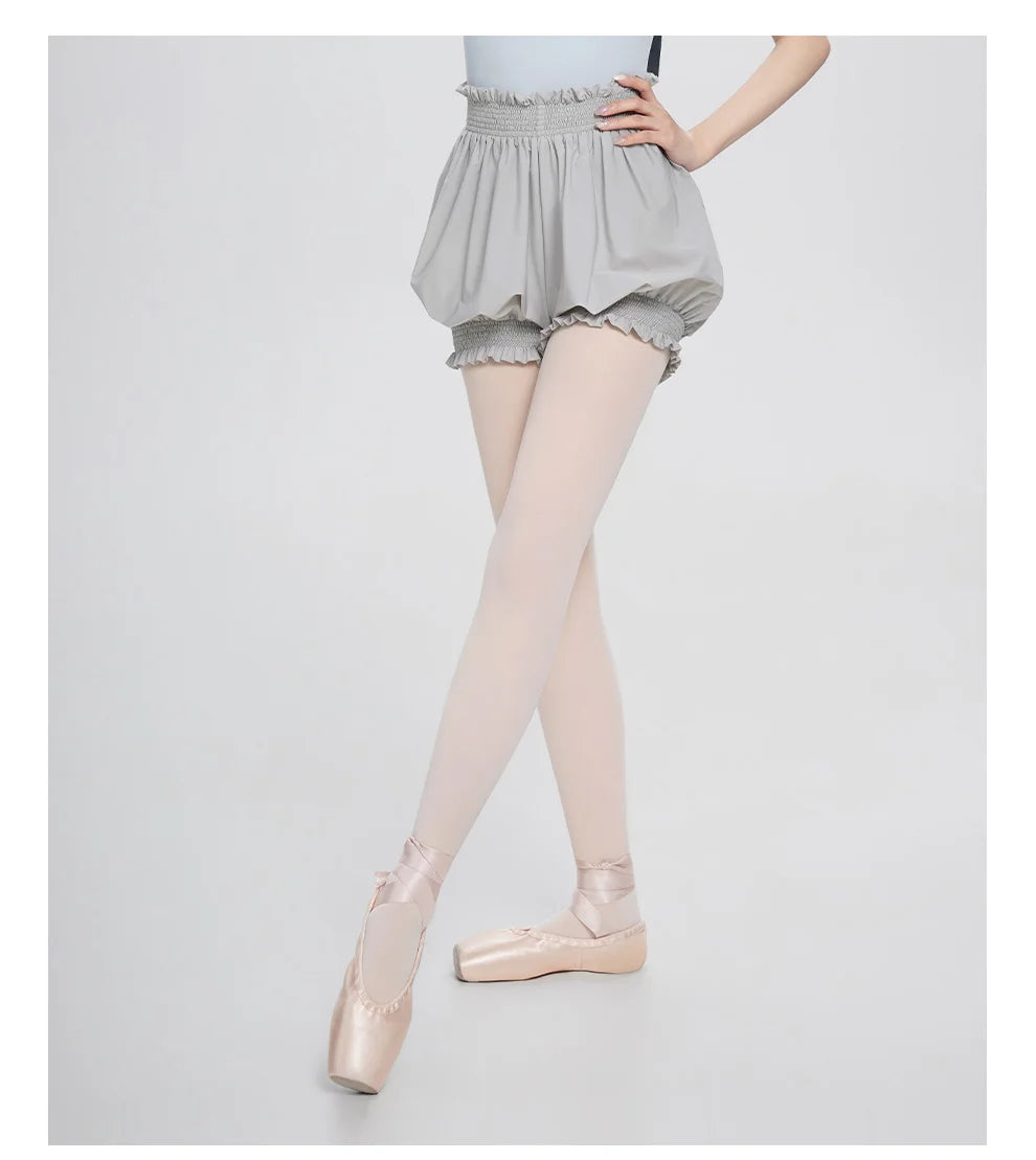 Daydance Women's High Waist Ballet Dance Shorts - Nylon Bloomers