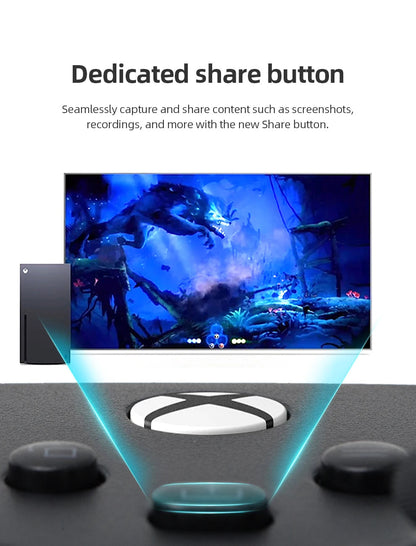 Microsoft Xbox Core Wireless Controller -  Pulse Cipher/ White/Black- for Xbox Series S X XSS XSX Xbox One Controller SS69