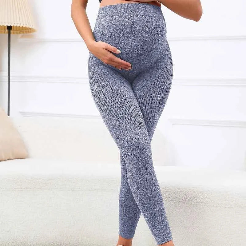 Pregnant Women's Thin Bottoming Pants Spring And Summer New Maternity High Elastic Belly Support Pants
