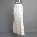 Summer Printed Fashion Long Skirt for Women High Waist Contrast Patchwork Slim Elegant Party Looks Ladies Y2k Maxi Skirt SS69 24.69 White / L