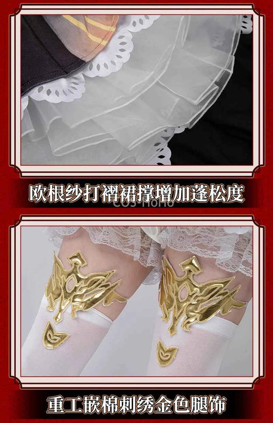 COS-HoHo Umamusume:Pretty Derby Gentildonna Game Suit Gorgeous Dress Uniform Cosplay Costume Halloween Party Role Play Outfit