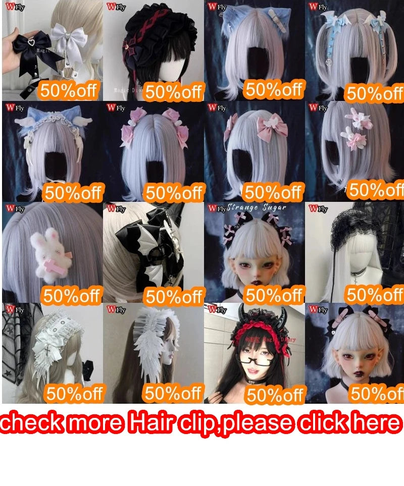 Harajuku Hot Girl Lolita Mine Sweetheart Disease Petite Nurse Needle Cross Medical Subculture Bow Collar Accessories Y2k SS69