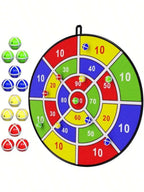 29-Inch Nylon Dart Board Game for Kids with Sticky Balls