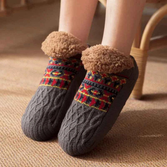 Super Warm Winter Non-slip Floor Socks Women Men Snow Socks Sleep Carpet Slippers Socks Women Velvet Boot Unsiex Home Wear