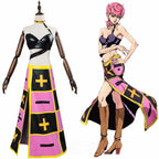 Trish Una Cosplay Costume Set - Jojo's Bizarre Adventure Polyester Uniform