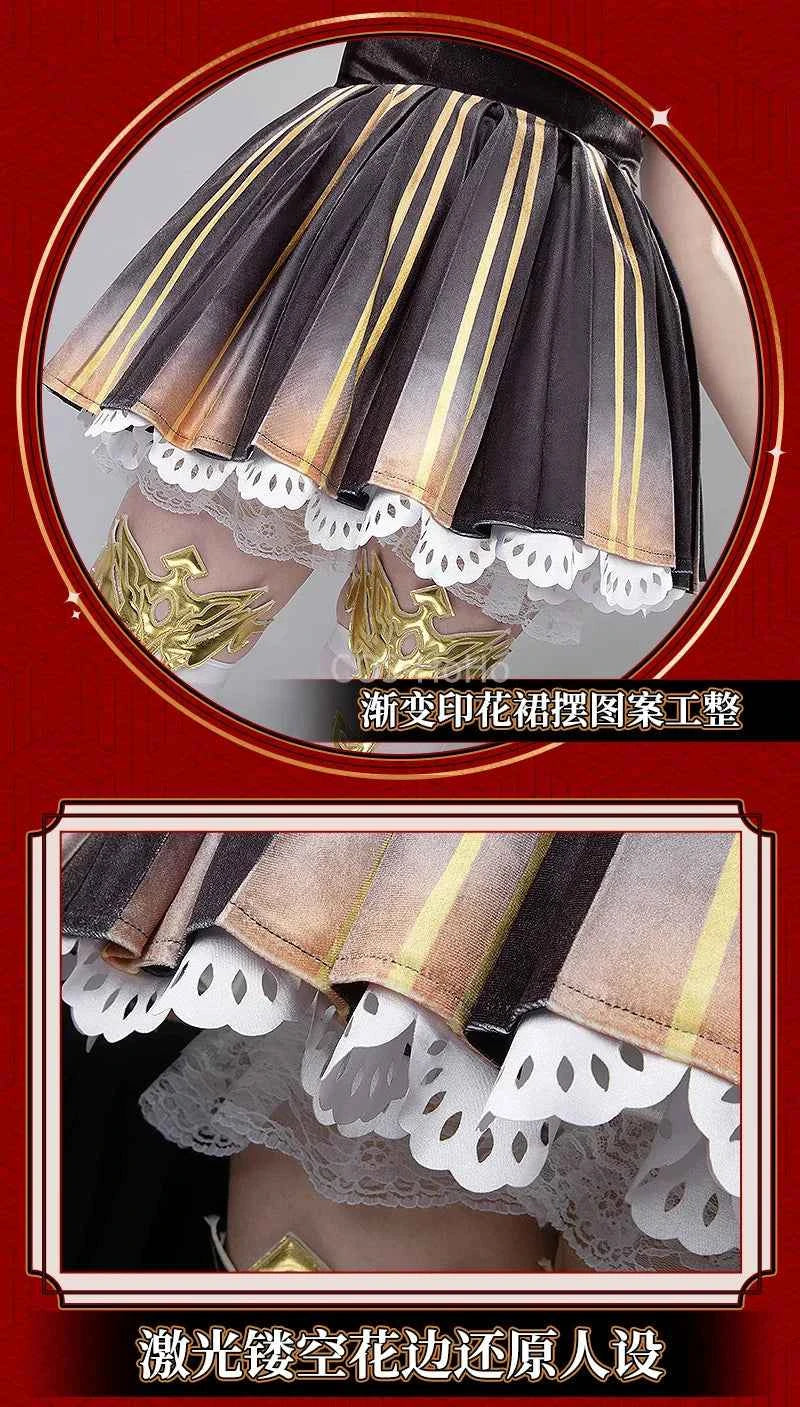 COS-HoHo Umamusume:Pretty Derby Gentildonna Game Suit Gorgeous Dress Uniform Cosplay Costume Halloween Party Role Play Outfit