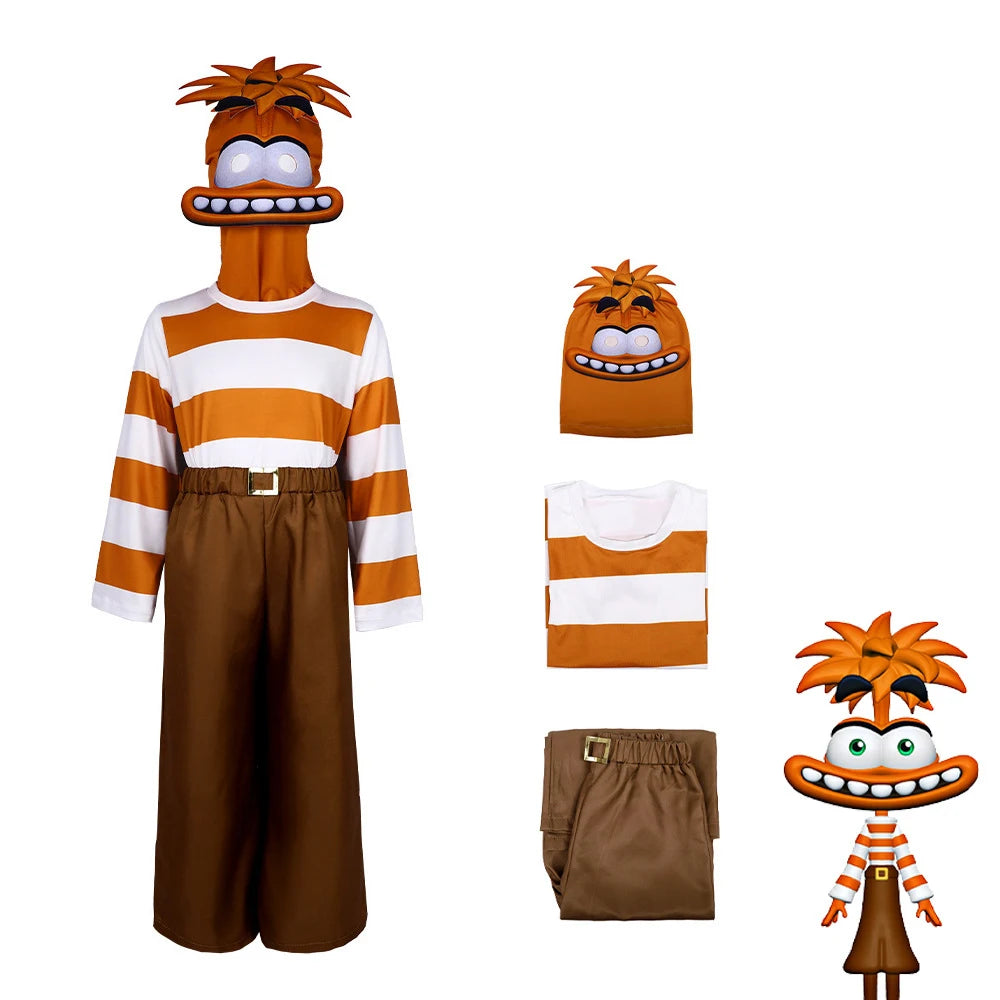 Inside Out Joy Cosplay Jumpsuit for Halloween & Conventions