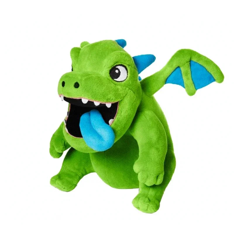 25-36cm Bandai Tribal Flying plush Dragon Baby Royal Revenge Rolling Wood Doll Doll Pillow Conflict War Toy Model Children Gift SS69 42.69 25cm