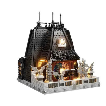 2419PCS Wednesday Adams House Building Blocks Darkness Villa Model Bricks Desktop Decoration Diy Toys For Kids Holiday Gifts