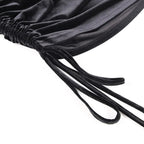 2025 New Plus Size 9XL 8XL 7XL One Shoulder Velvet Lace Up Party Bodycon Women Dresses Vestidos XXXXXL SS69
