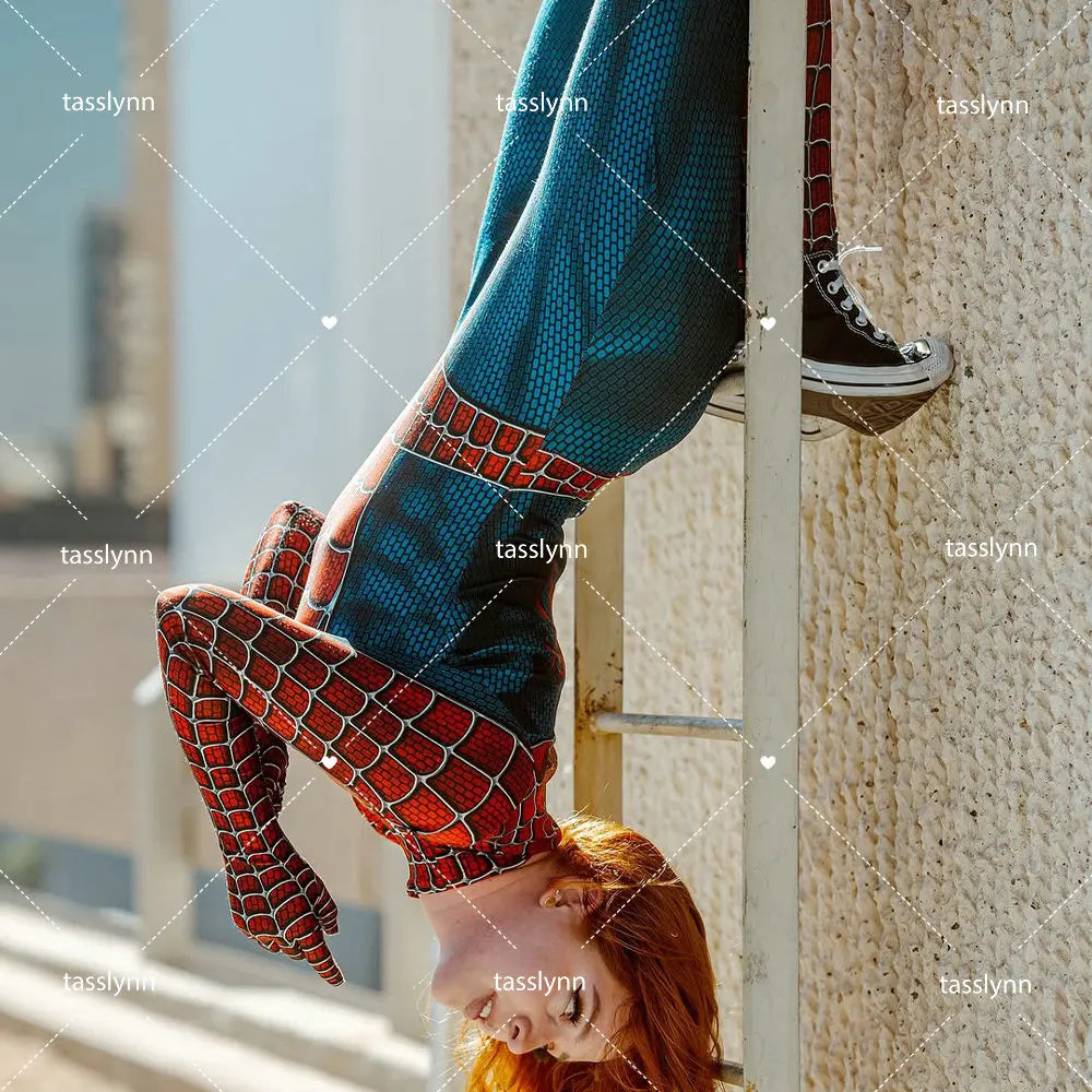 Spider Raimi Costume Zentai Suit Spandex Halloween Costumes Party Fancy Anime Clothes Geek Girl Bodysuit Spider Girl Cosplay