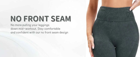 2 Pack Women's High Waisted Sexy Butt Lifting Seamless Solid Color Yoga Leggings Elastic And Breathable Fitness Sports Pants