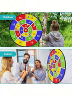 29-Inch Nylon Dart Board Game for Kids with Sticky Balls
