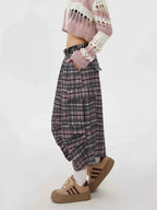 Summer Women Abi Goblin Core Plaid Jorts Harajuku Y2k Streetwear Shorts 2000s Aesthetic Pants Japanese Grunge Cyber Punk Tomboy