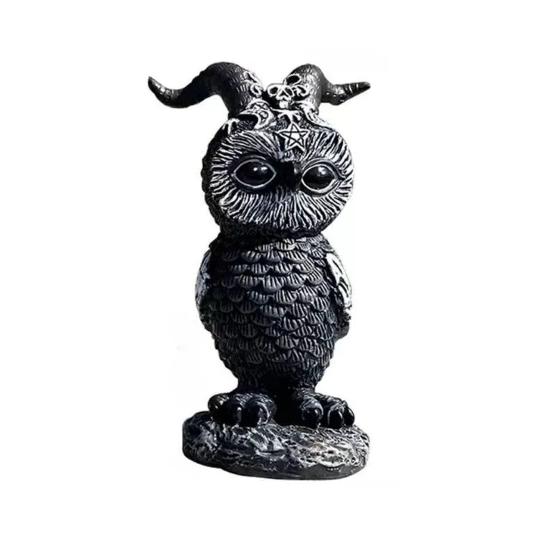 1pc Halloween Magic Black Dragon Snake Griffin Unicorn Mysterious Witches Statue Home Decor Figurine Christmas Desk Ornaments