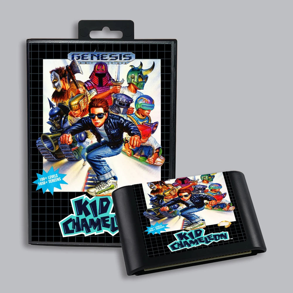 for Kid Chameleon 16bit retro game cartridge for Sega Genesis Megadrive video game consoles SS69 38.69 US game box