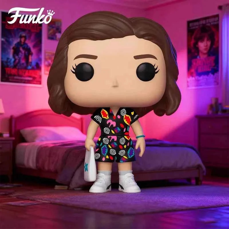 Genuine Edition FUNKO POP《Stranger Things: Eddie, Dustin, Eleven》Action Desktop Decoration Ornament Model Toys Collectible Model