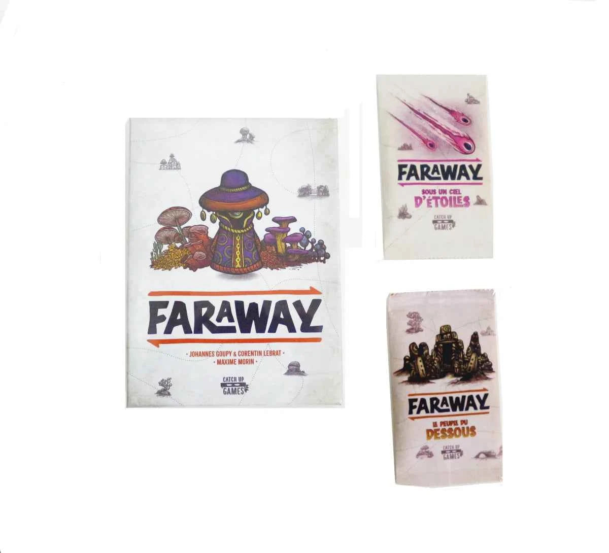 Faraway Board Game 2-6 Players Party Funny Table Game  Friends Entertainment Strategy Cards Game - PEOPLE FROM BELOM Expansion