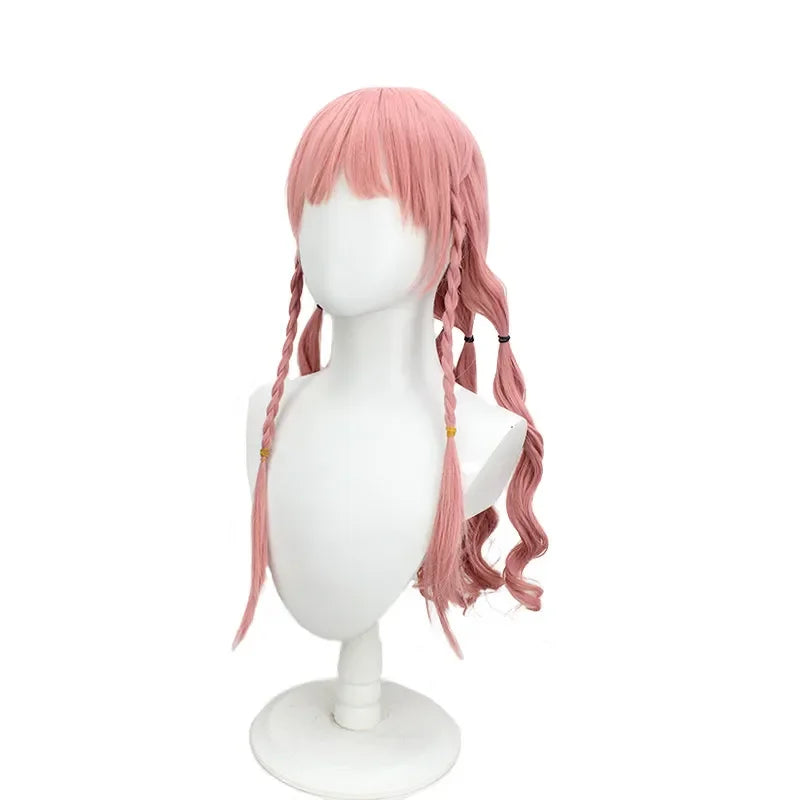 Hirose Yasuho JoJolion Cosplay Wig Pink Hair for JOJO Bizarre Adventure Anime
