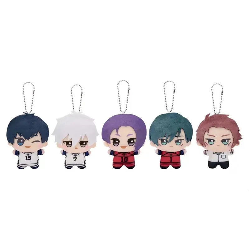 10cm New Blue Lock Plush Pendant KeyChain Isagi Yoichi Nagi Seishiro Mikage Reo Rin Itoshi Itoshi Sae Action Doll Toy Bag Gift SS69