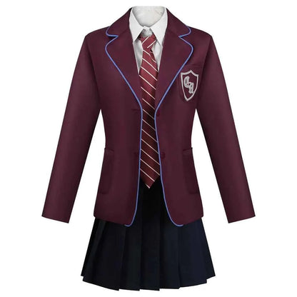 Movie Matilda Cosplay Costume School Uniform Coat Skirt Tie Roald Dahls Matilda the Musical Costume Suit Kids For Girls Women