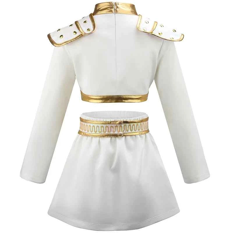 Kpop Demon Hunter Costume Rumi Halloween Cosplay Hot Girls Show Costume Black Shiny Set Halloween Girls Anime  clothing