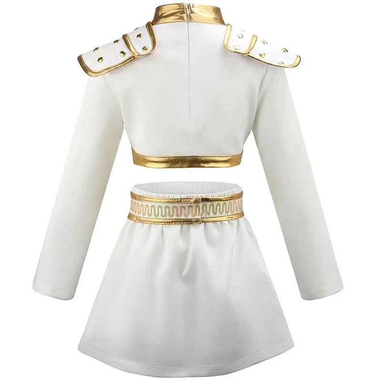 Kpop Demon Hunter Costume Rumi Halloween Cosplay Hot Girls Show Costume Black Shiny Set Halloween Girls Anime  clothing