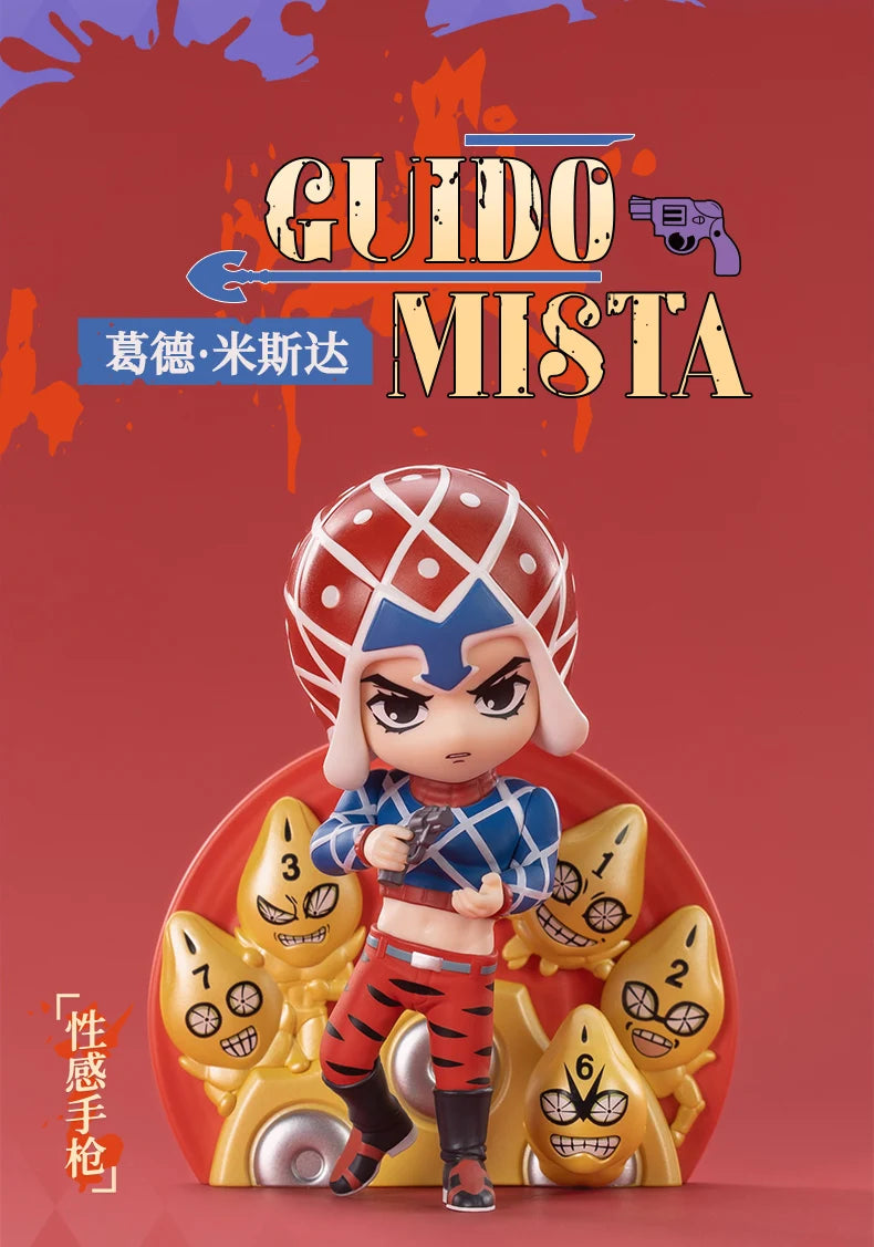 POP MART GONG JOJO's Bizarre Adventure Golden Wind Series Trendy Blind Box Toys Mystery Box Mistery Action Figure Surprise Gift