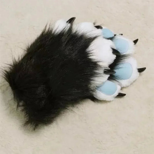 SS69 Animal Claw Mittens Fleece Kigurumi Gloves for Cosplay and Costume