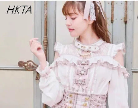 Women's Off-the-Shoulder Bow Chiffon Blouse
