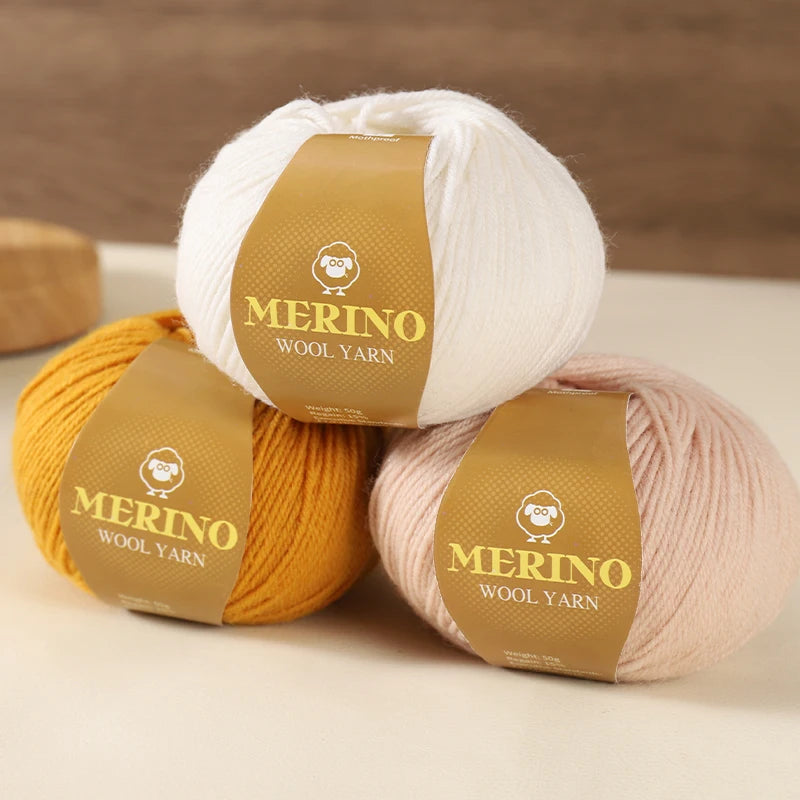 500g of High-Quality 212 Medium-Fine Alpaca Wool Yarn, Suitable for Knitting Sweaters, Scarves, and Hats, 10 Skeins/Pack
