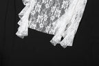 SINGREINY Women Lace Ruffle Sheath Dress