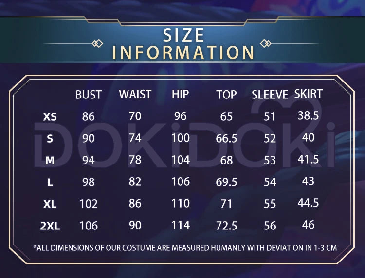 Ahrii Cosplay Costume Dress - Durable Synthetic, Sizes XS-2XL