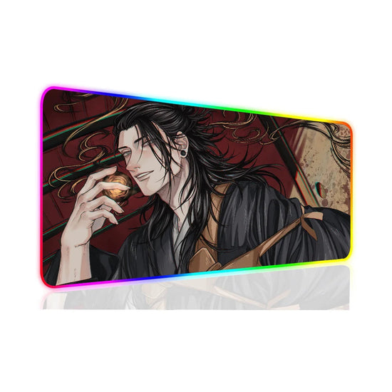 1pc Suguru Geto Jujutsu Kaisen Anime XXL RGB Gaming Mouse Pads HD Black Gamer Accessories Large LED SS69 24.69 z6 / 600x300x3mm