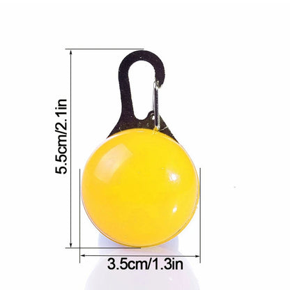 Usb Charging Glowing Dog Collar With Pendant Detachable Luxury Led Light Bright For Small Dogs Cat Night Safety Collar Wholesale SS69