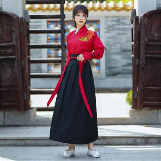 Japanese Vintage Kimono Samurai Cosplay Clothing Woman Man Chiinese Hanfu Crane Embroidery Cardigan Yukata Full Sleeve Retro