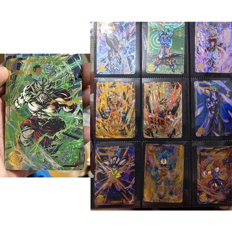 Dragon Ball Super Son Goku Frieza Bejita Yonsei Piccolo DIY Homemade Bronzing Game Toys Collection Card Christmas Birthday Gift SS69 46.69 L-54pcs