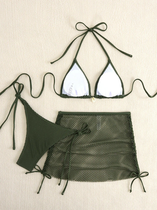 New Sexy Bikinis Female Swimsuits Women Three-Piece Swimwear Beach Swimming Wear Bathing Suits Brazilian Bikini Set Pool Bather SS69