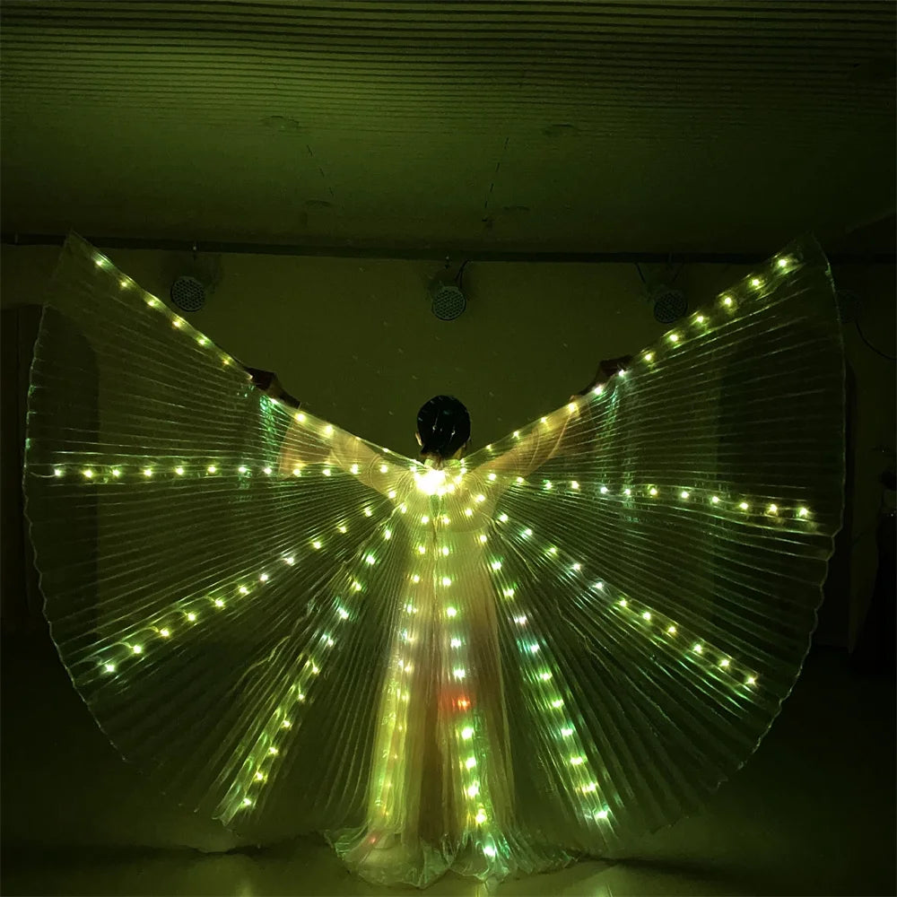 LED Isis Wings for Belly Dance & Performance